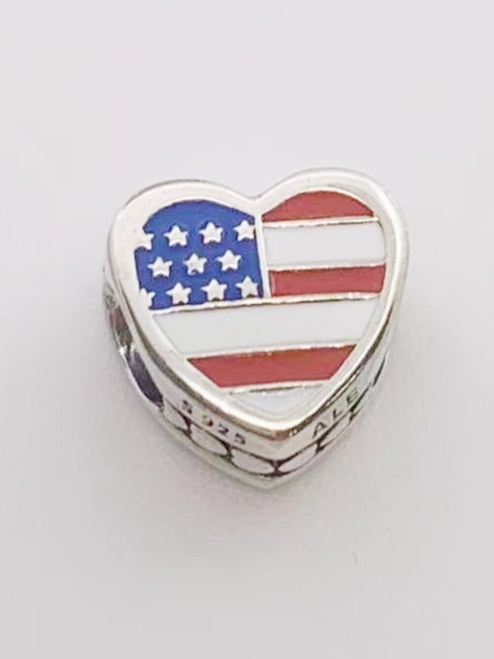 Pandora Myrtle Beach SC Heart Bead Charm Travel S925 Sterling Silver